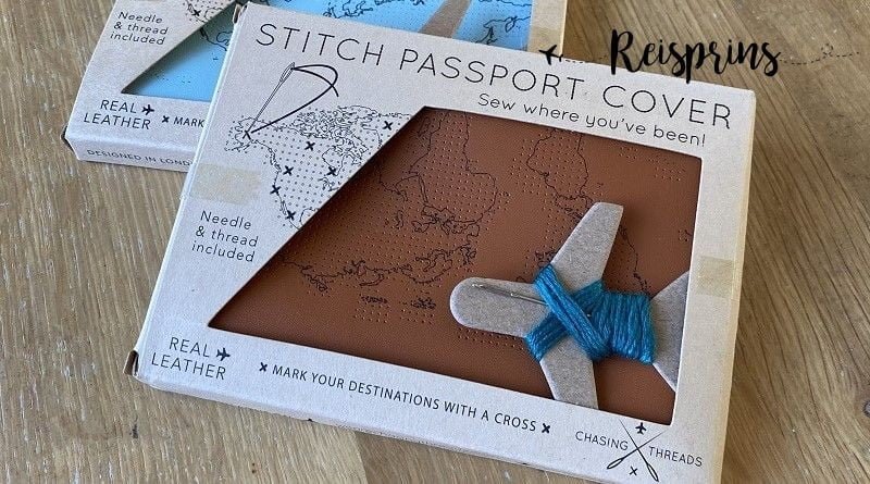 krom entiteit afstuderen Borduur je persoonlijke wereldkaart op een paspoorthoes van Chasing Threads  - Reisprins.nl